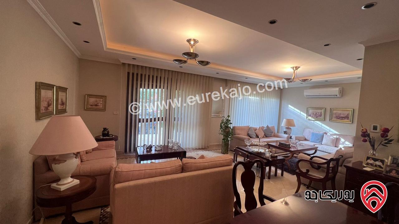 شقة مفروشة دوبلكس طابق ارضي مساحة 392 م للبيع في عمان -  خلدا