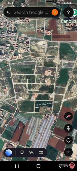 قطعة أرض مساحة 800م للبيع في عمان - ام البساتين مشروع ضاحية الشويفات 