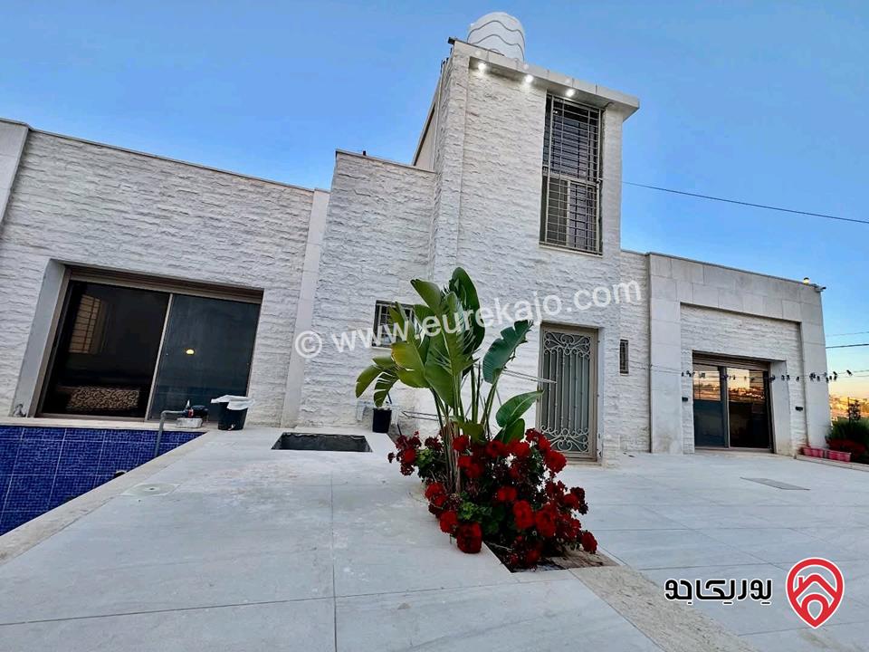 فيلا مساحة 470م على أرض 760م للبيع في عمان - مرج الحمام