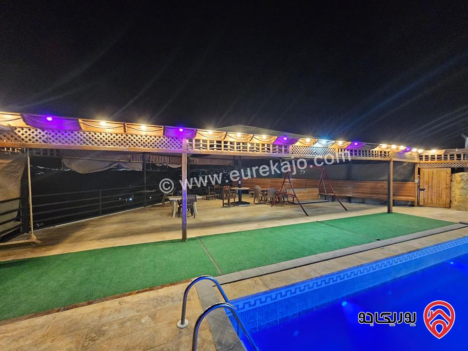 مزرعة مساحة الأرض 3 دونم و 620م والبناء 150م للبيع في السلط – منطقة الصبيحي