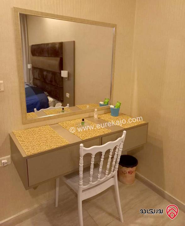 شقة طابق تسوية مساحة 100م للايجار مفروشة في عمان - عبدون