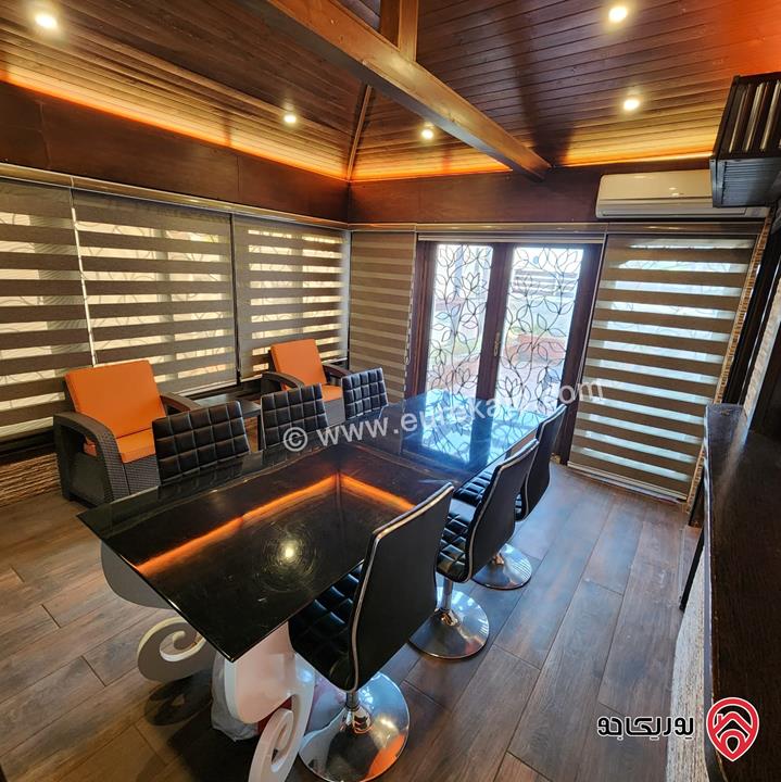 شقة فاخرة مفروشة طابق تسوية مساحة 260م للبيع في عمان - خلدا