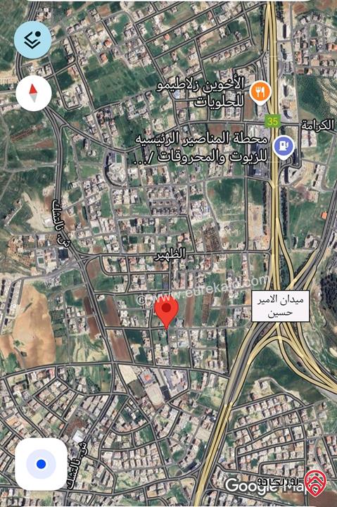 ارض مساحة 750م سكن ب خاص طابقين و روف للبيع في عمان - الظهير منطقة فلل بسعر مناسب جدا 