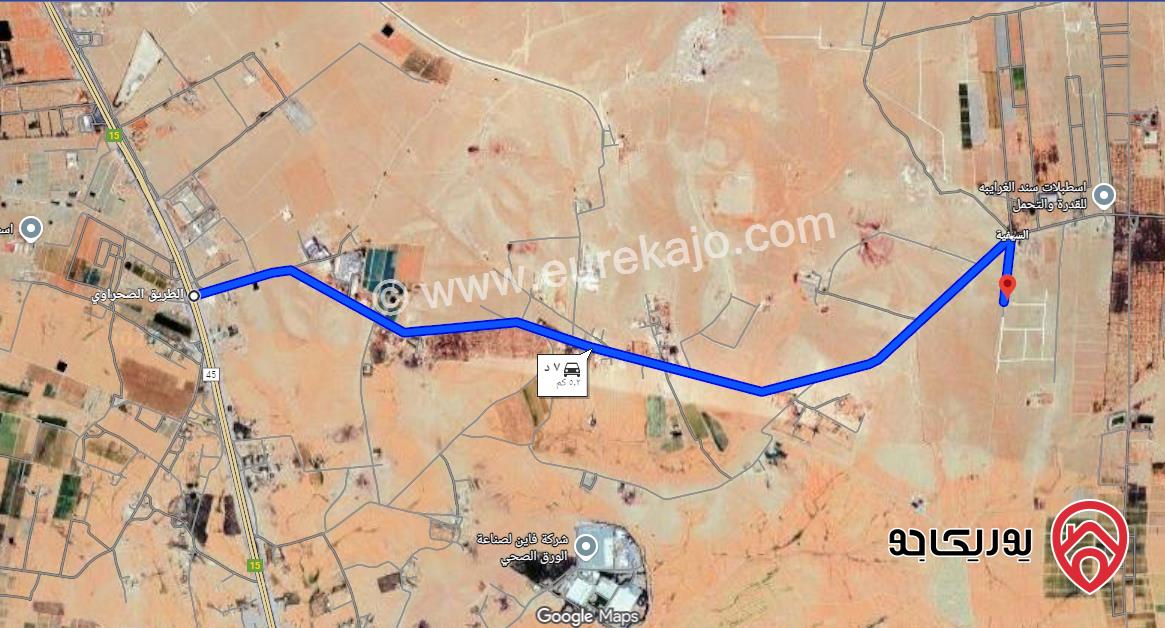 قطع  أرض زراعية مساحة 3 دونم و 400م للبيع في عمان - السيفية - تلال الكنيعان 4 كم عن الشارع الرئيسي