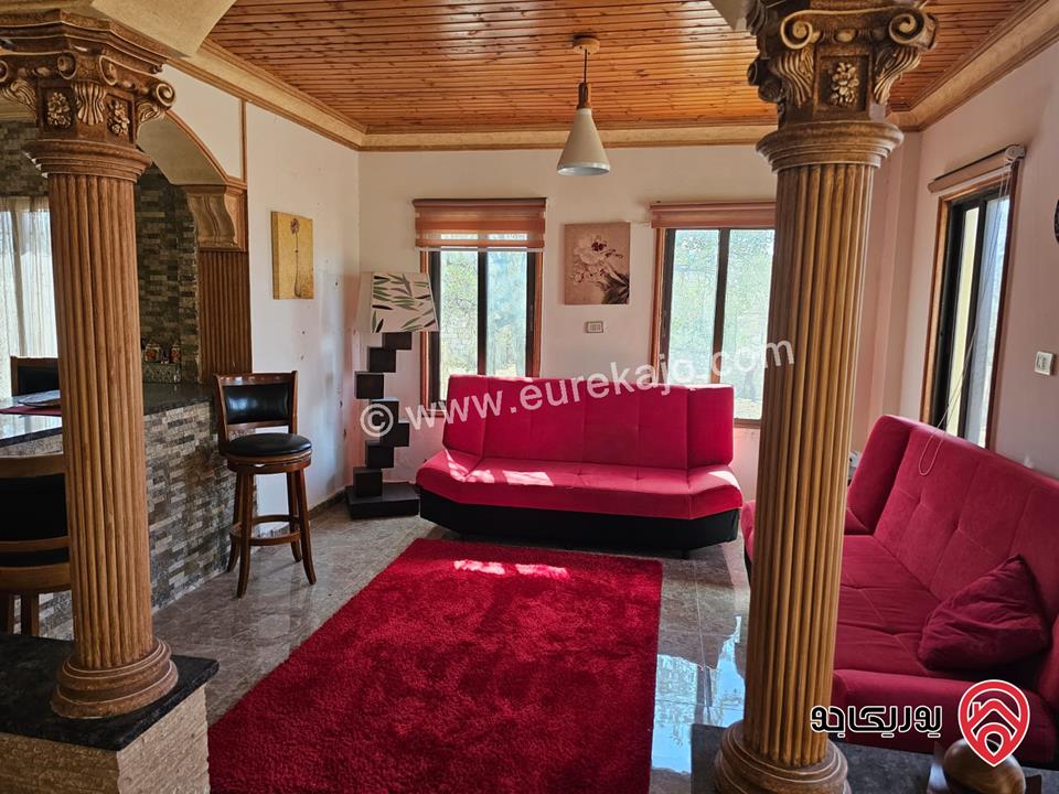 مزرعة ريفية مساحة الأرض 3 دونم و 500م والبناء 130م للبيع في السلط - الصبيحي