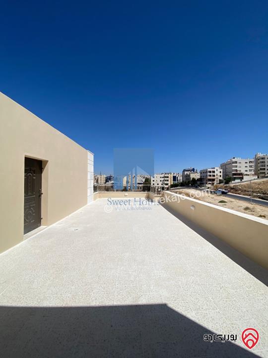 شقة فاخرة للبيع في عمان خلدا - قرب إشارة البنك العربي طابق ثالث 175م مع روف دوبلكس 120م لم تسكن