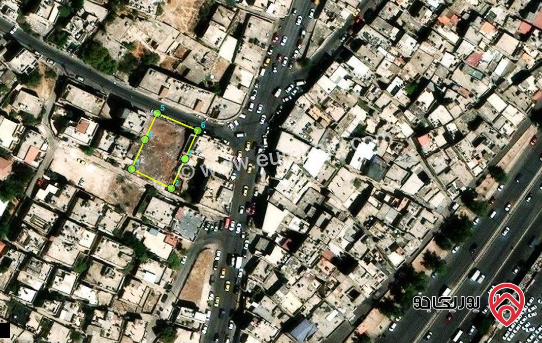 قطعة ارض مساحة 681م للبيع في عمان - طلوع الهاشمي ثاني نمره عن الشارع الرئيسي