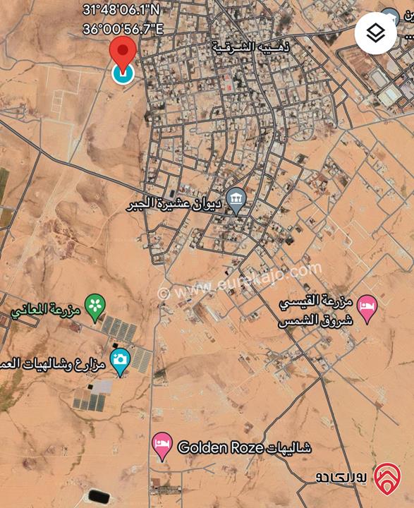 قطعة أرض مساحة 1160م للبيع في عمان - ذهيبة الغربية بالقرب من شارع المية تصلح للاستثمار