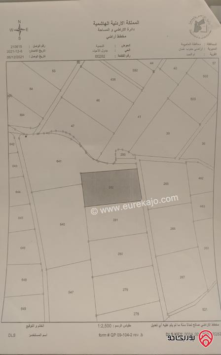 أرض مساحة 10 دونم للبيع في عمان - ام العمد