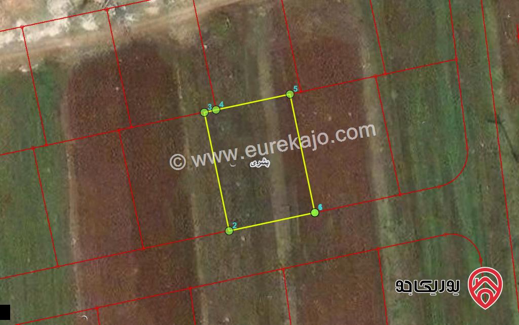 قطعة ارض مساحة 652م للبيع في اربد - بشرى بالقرب من مدرسة فاطمة بنت اليمان