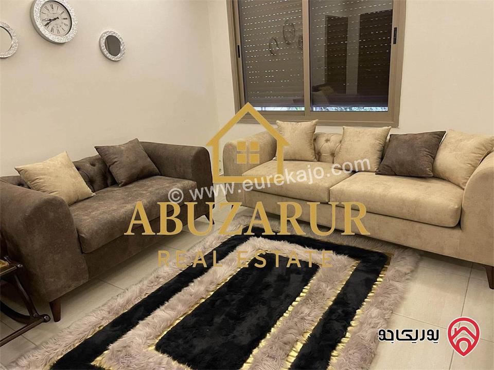شقة فاخرة مفروشة شبه أرضية مساحة 130م للايجار في عمان - عبدون