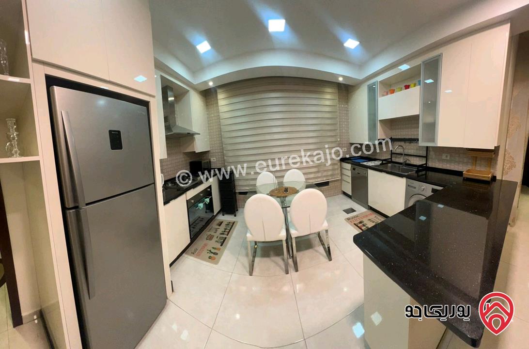 شقة مفروشة ديلكوس مساحة 106م طابق أول للإيجار في عمان - عبدون الشمالي