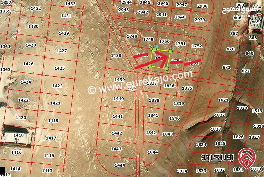 ارض مساحة 320م للبيع من اراضي شرق عمان قريبة من طريق الحزام الدائري منطقة سكنية جديدة واصلها الخدمات