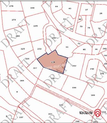 أرض مساحة 2163م للبيع في عمان - دابوق