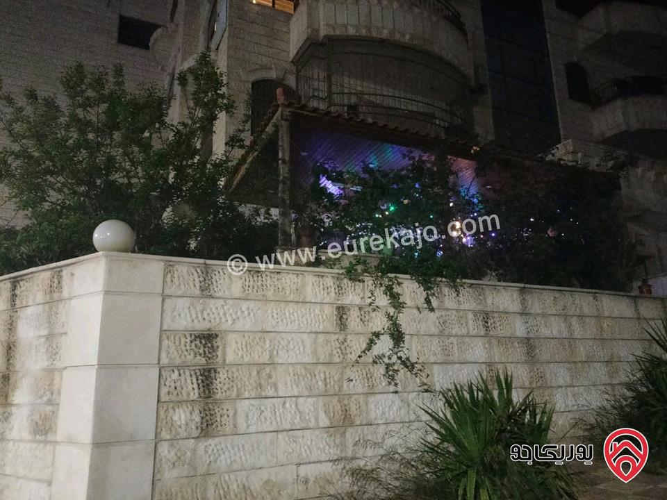 شقة أرضية مساحة 172م داخلي و 30م خارجي للبيع في عمان - طبربور 