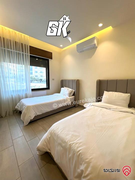 شقة مفروشة طابق ثاني مساحة 190م للإيجار في عمان - خلدا