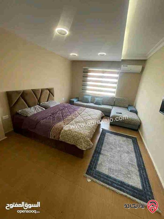 استوديو 45م للإيجار الشهري مفروش في عمان - الرابية