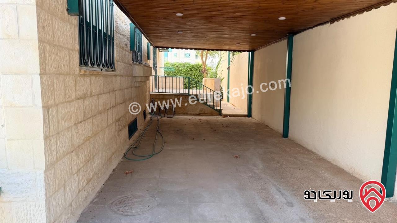 شقة طابق ارضي دوبلكس مساحة 438م داخلي و 100م خارجي للايجار في عمان - الدوار الخامس 