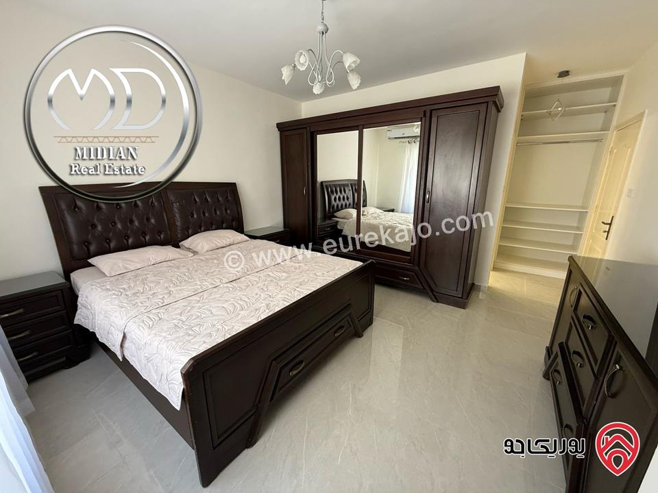 شقة مفروشة للايجار في عمان - ام السماق مساحة 150م طابق ثاني تشطيبات وفرش سوبر ديلوكس اطلالة جميلة بسعر مميز