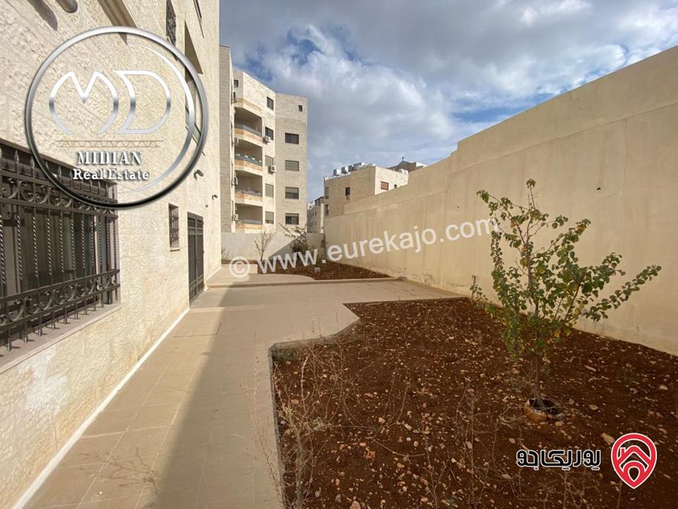 شقة شبه ارضي جديدة للبيع في عمان - دير غبار مساحة 250م مع ترس و حديقة 250م تشطيبات سوبر ديلوكس بسعر مميز