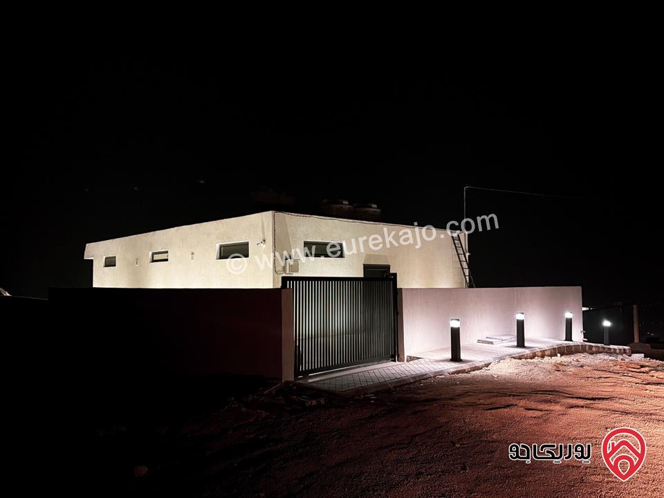 شاليه مساحة الأرض 500م والبناء 124م للبيع في جرش - الكفير