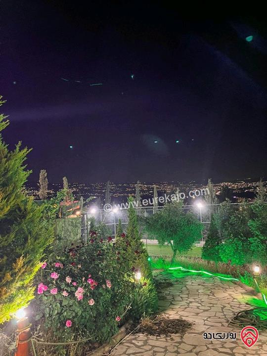 مزرعة مساحة الأرض 4 دونم والبناء 160م للبيع في جرش - المصطبة
