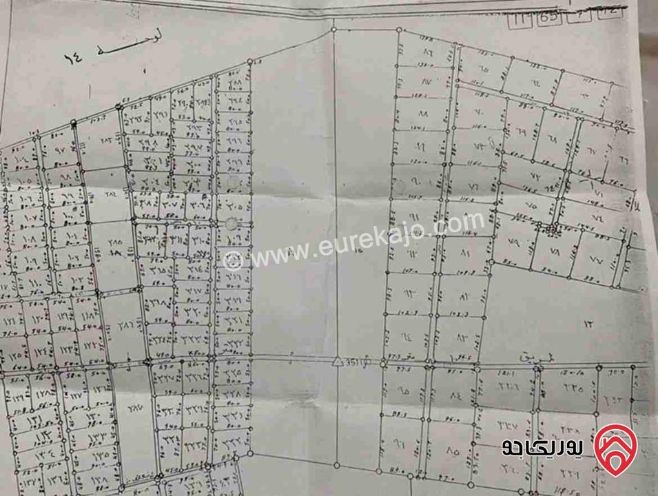 قطعة أرض مساحة 196 دونم و 395م للبيع من أراضي جنوب عمان - القنيطره