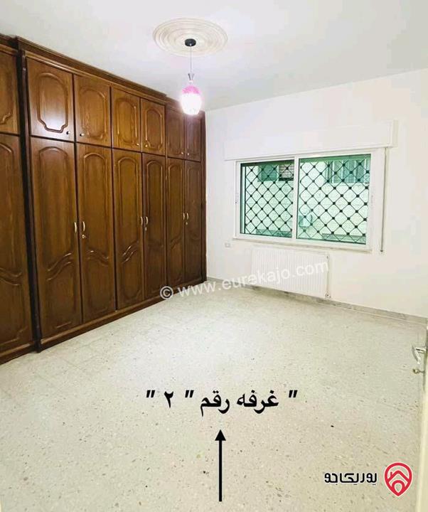 شقة فارغة طابق أرضي للايجار مساحة 160م للايجار  في عمان - خلدا