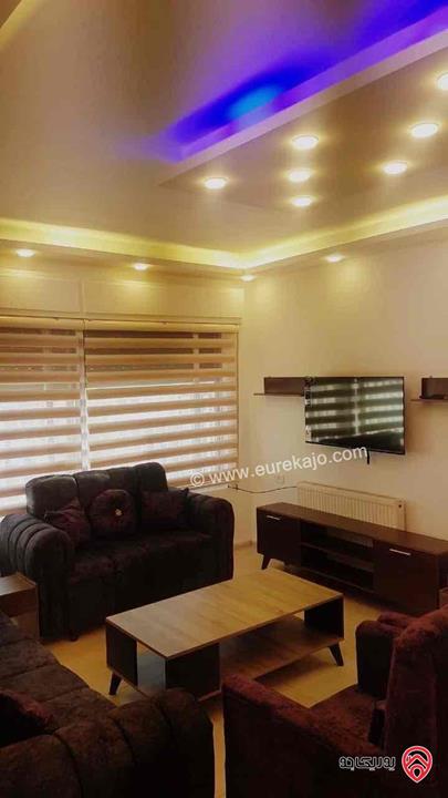 شقة مفروشة مساحة 100م طابق ثاني للايجار في عمان - الدوار السابع للعائلات والطلاب