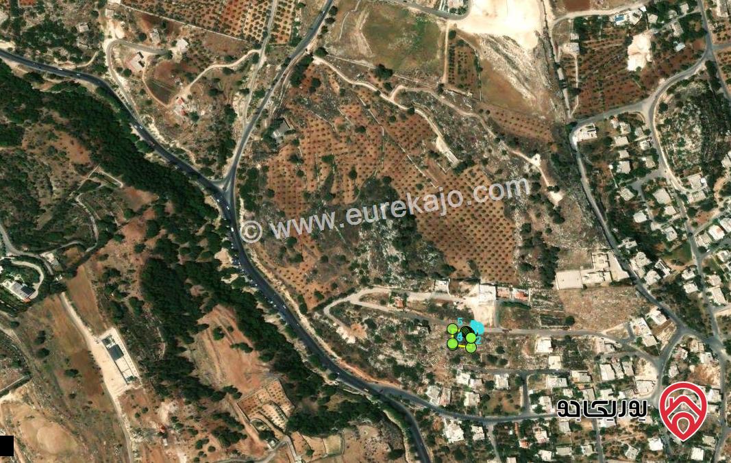 قطعة ارض مساحة 600م للبيع من أراضي غرب عمان - وادي السير