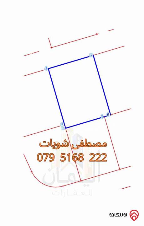 قطعة أرض مساحة 791م للبيع في اربد - ايدون الحجوي الوسطاني