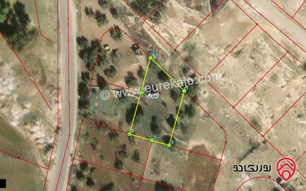 قطعة ارض مساحة 796م للبيع في اربد - منطقة العوامية الغربية ايدون 