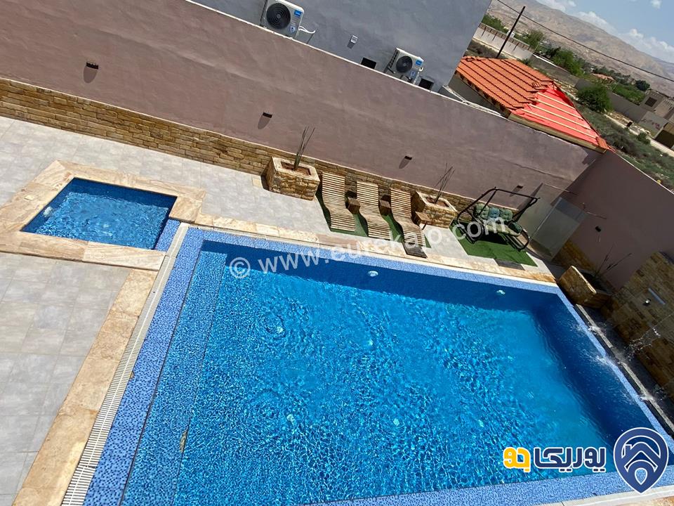 جولة ثلاثية الابعاد - شاليه - مزرعه Yalla villa 2  للايجار اليومي في البحر الميت