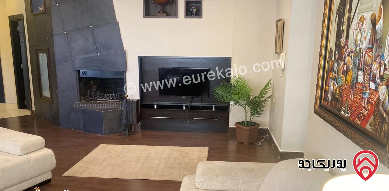 شقة مفروشة طابق أول مساحة 185م للايجار في عمان - خلدا 