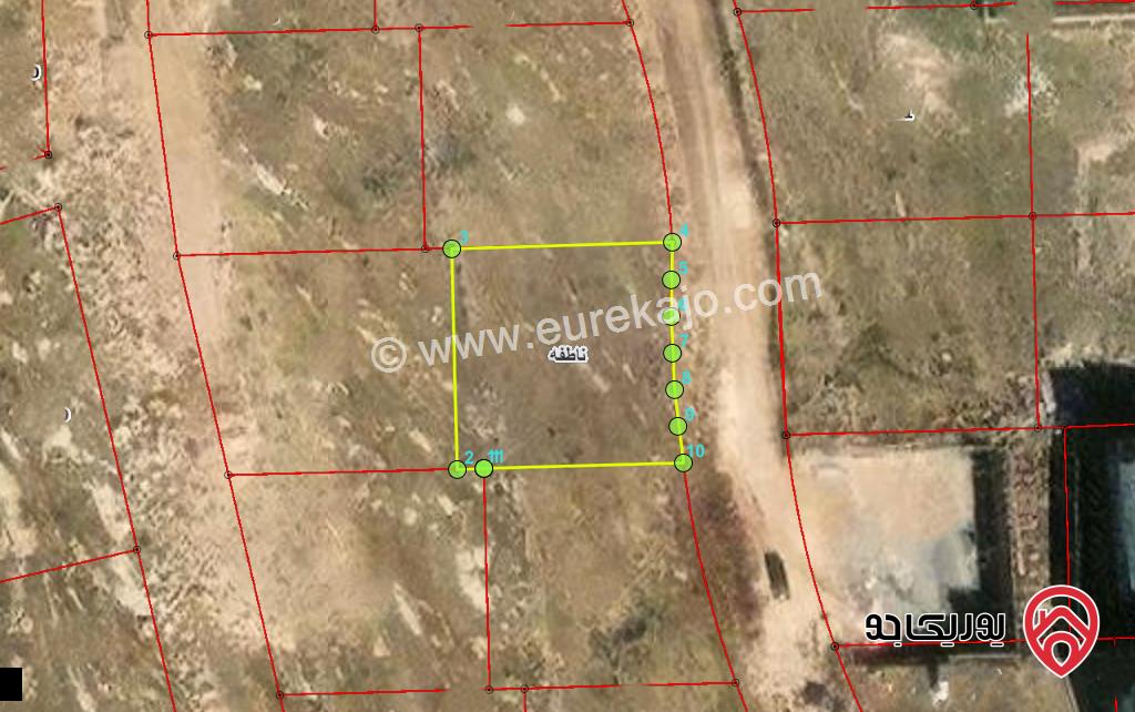 قطعة ارض مساحة 624م للبيع في اربد حوض فروخ من اراضي ناطفة 