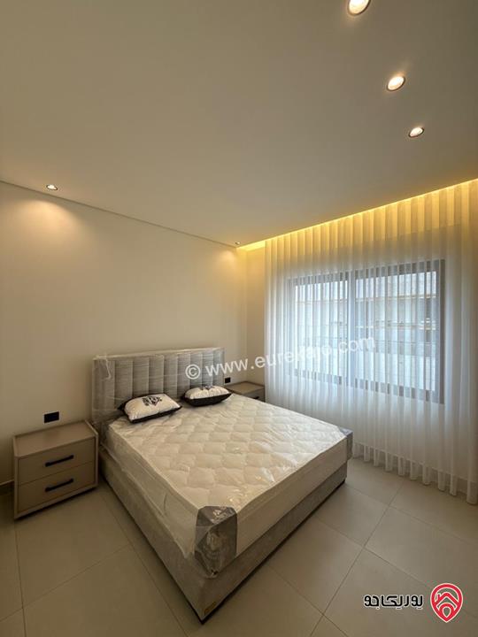 Fully furnished luxury ground floor apartment 100 Sqm for rent in Amman – North Abdoun
