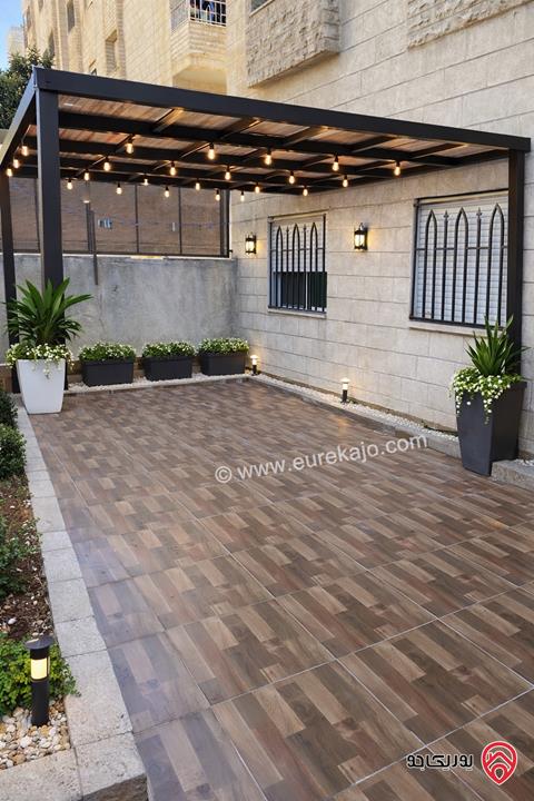 شقة أرضية مساحة 80م داخلي و 60م خارجي للبيع في عمان - صويلح