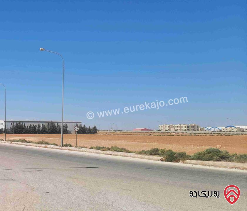ارض صناعات خفيفة مساحة 1 دونم و 100م للبيع في عمان - القنيطرة قرب الشحن الجوي 