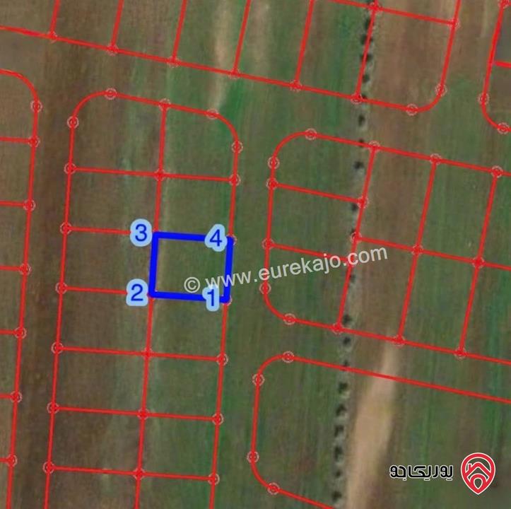 قطعة ارض مساحة 458 متر للبيع في اربد / بشرى 