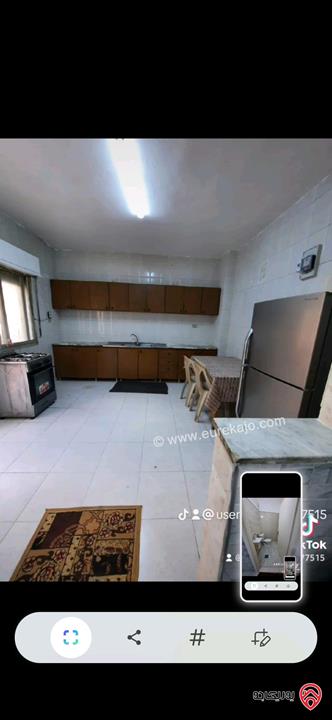 شقة مفروشة ديلوكس مساحة 100م أرضية للايجار من المالك في عمان - جبل الحسين 