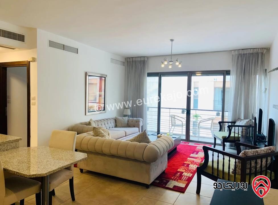 شقة مفروشة طابق أول مساحة 100م للايجار في عمان - عبدون