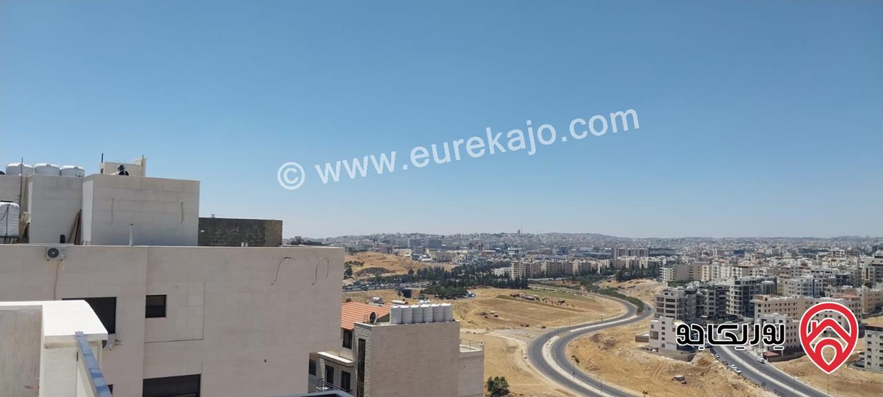 شقة للبيع في عمان - دير غبار طابق اخير مع روف مساحة البناء 180م ومساحة الترس 80م