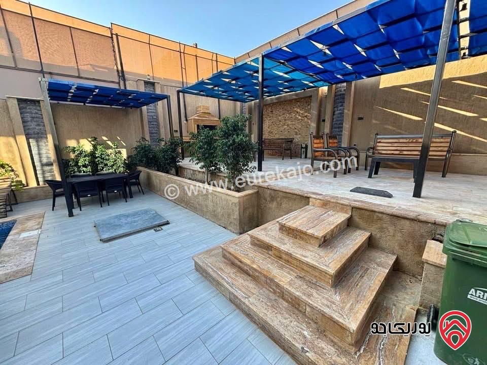 شاليه مميز مساحة 281م على أرض 419م للبيع في البحر الميت - جوفة الكفرين