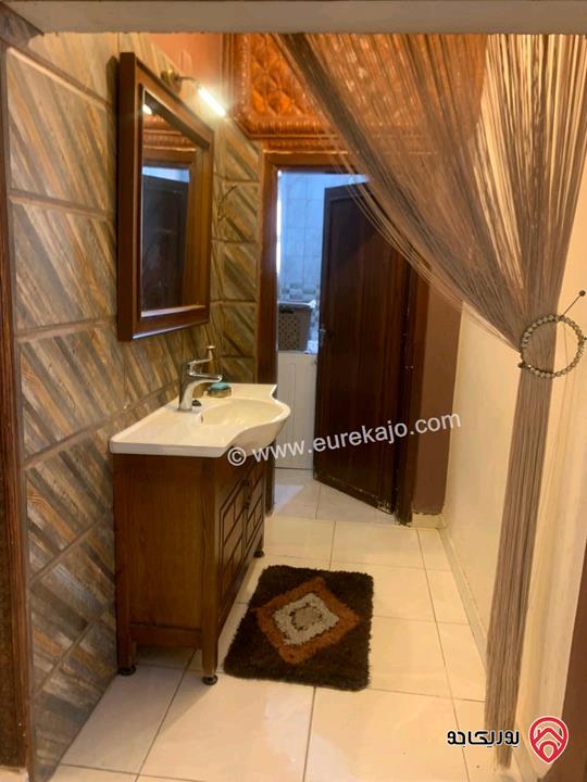 شقة طابق ارضى معلقة مساحة 185م للايجار مفروشة في عمان - ضاحية الرشيد