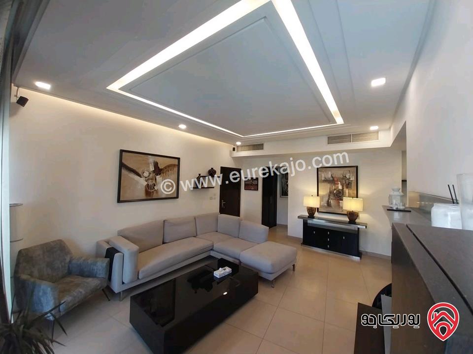 شقة مفروشة مساحة 120م مع مسبح للإيجار في عمان - عبدون 