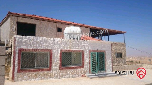مزرعة مساحة الأرض 12 دونم و 500م مع فيلا 500م للبيع في المفرق - حيان المشرف