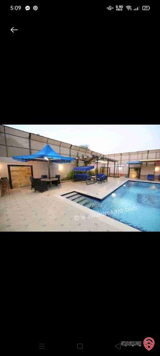 شاليه مساحة 145م على أرض 300م للبيع في البحر الميت - منطقة الجوفة 