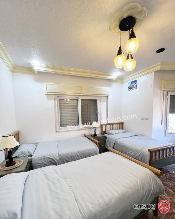 شقة ديلوكس مفروشة مساحة 180م 4 غرف نوم للايجار في إشتفينا - عجلون