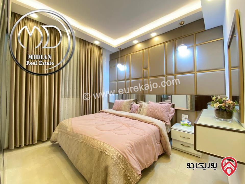 شقق مفروشة للايجار في عمان - ام السماق مساحات 100م تشطيبات و ديكورات فاخرة فرش فندقي اطلالة جميلة بأسعار مميزة