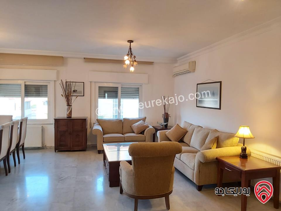 شقة مفروشة مساحة 185م طابق ثاني للايجار في عمان - عبدون